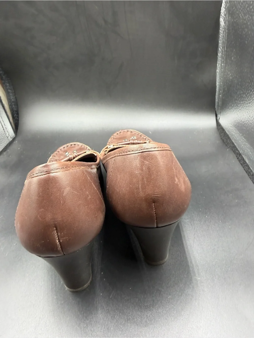 Polo Ralph Lauren Women's Brown Wedge Loafers